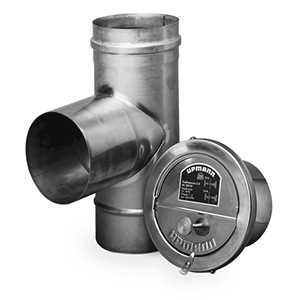 Té pour régulateur de tirage FU1.0 Ø 180 mm